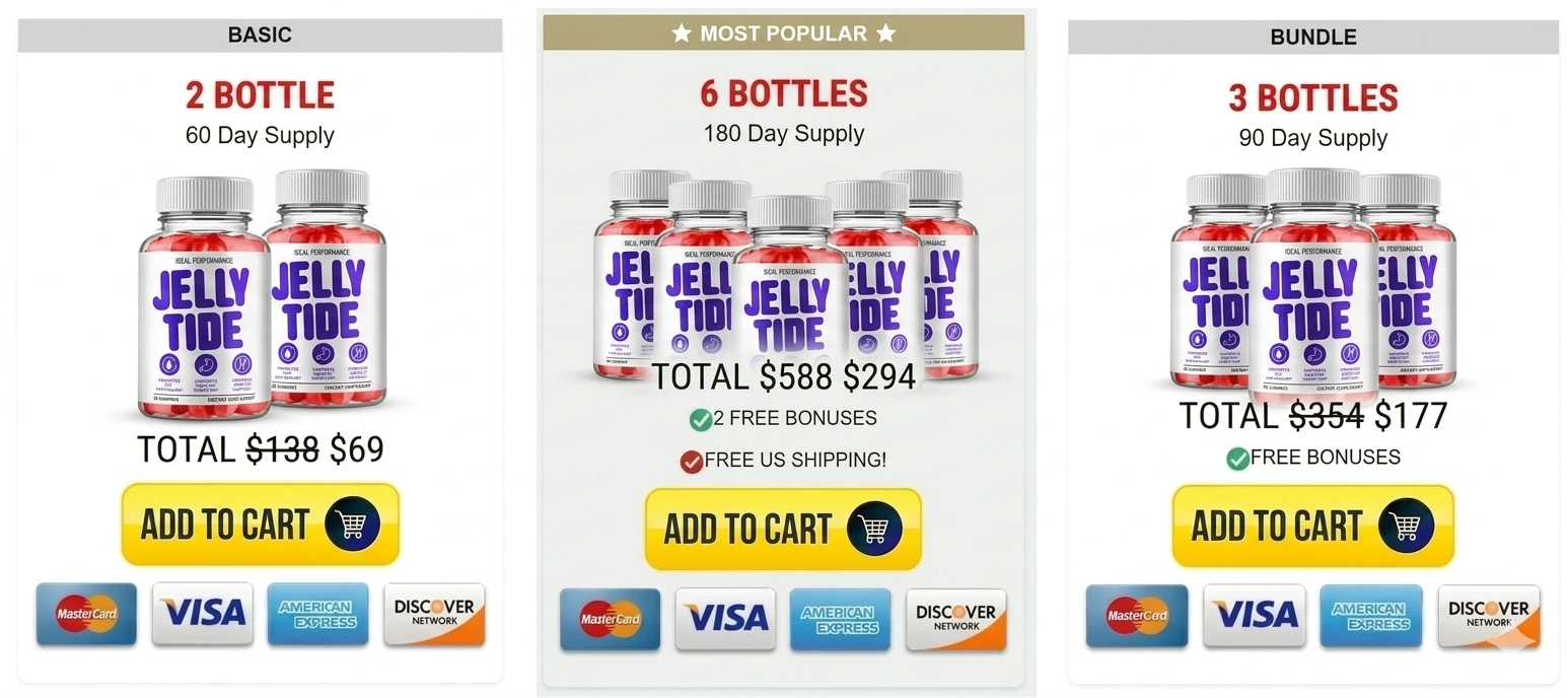 JellyTide Official Website Pricing and Special Deals JellyTide Official Price Packages and Discount Offers